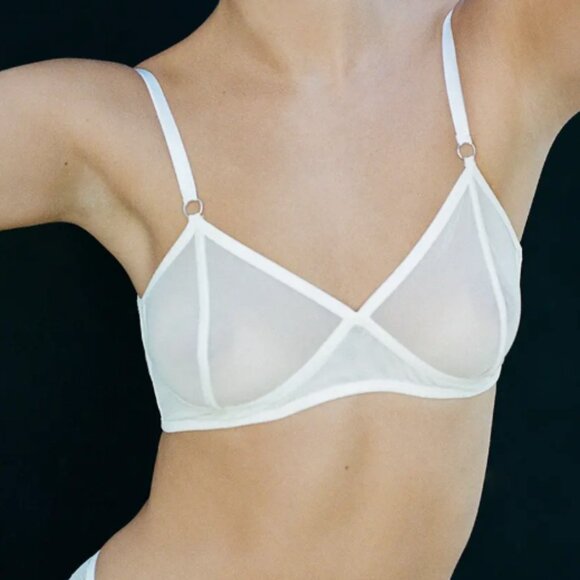 Kye Intimates Form Bra White Bone 2 Eres 32D/34C - Picture 1 of 6